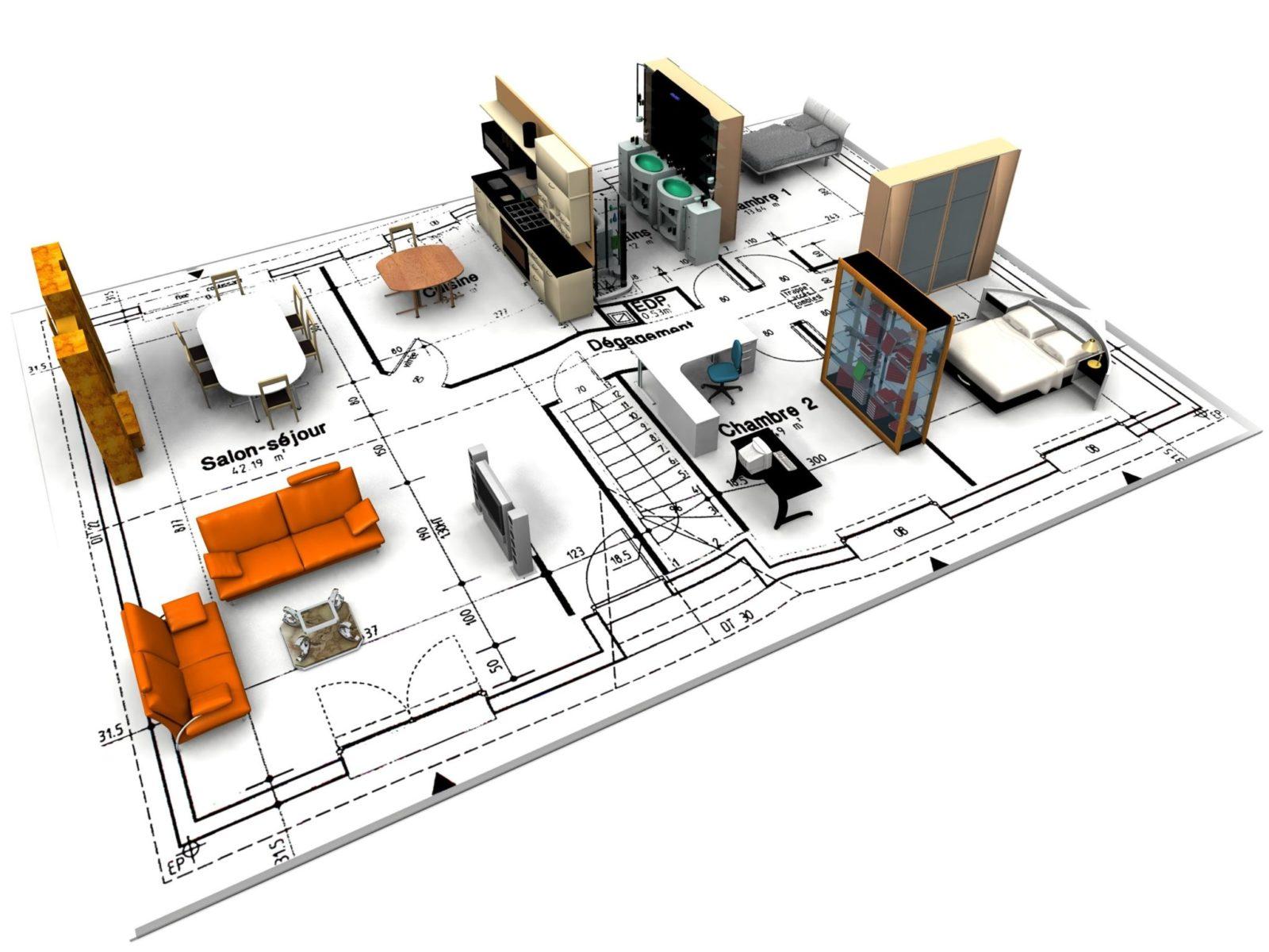 Mebel 3d проект квартиры 2d