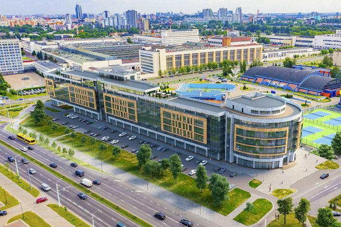 Посмотрите, как МЧС на высоте 40 метров спасало машиниста башенного крана на стройке влиятельного бизнесмена у Дворца независимости