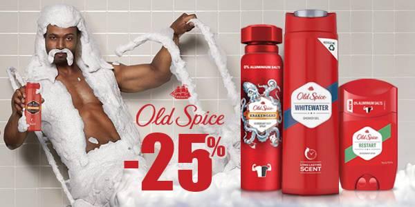 -25% на Old Spice в магазинах Мила 
