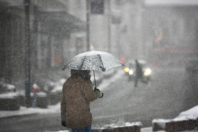 Погода в Беларуси 30 января: мокрый снег, снег с дождем