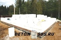 Варианты фундамента для дома из газобетона Варианты фундамента для дома из газобетона