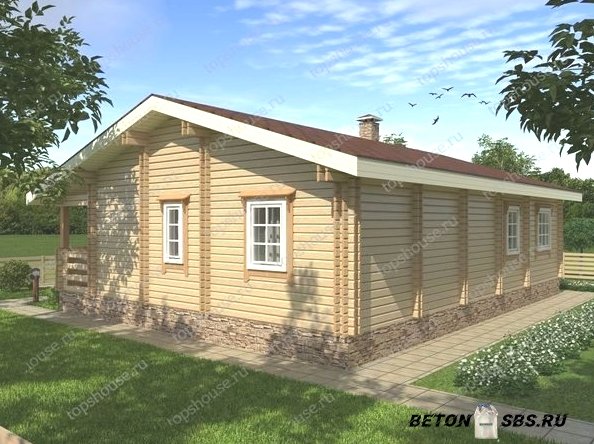 Дом из двойного бруса Дом из двойного бруса