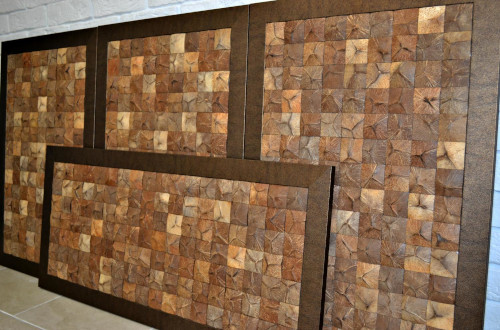 Кокосовая мозаика &mdash; натуральный отделочный материал